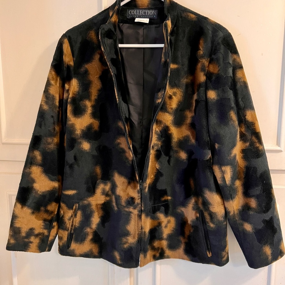 Collection Black and Brown Patterned Jacket
